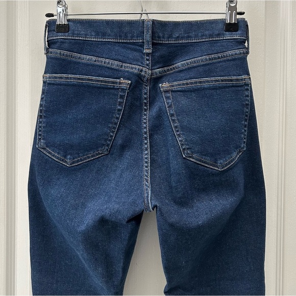 Topshop Jamie Skinny Jeans High Rise Ankle Length Dark Indigo Blue Size 26 - Picture 9 of 16